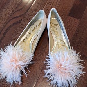 Sam Edelman suede Pom Pom flats